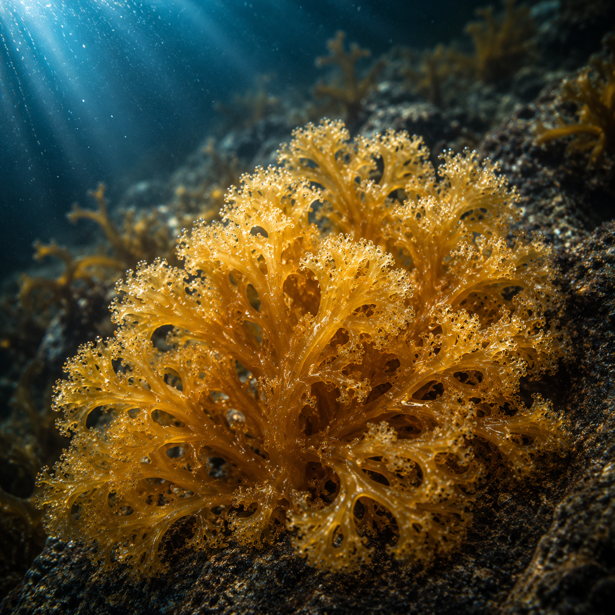 Certified Organic Wild Irish Golden Sea Moss 60g  | Lab Tested