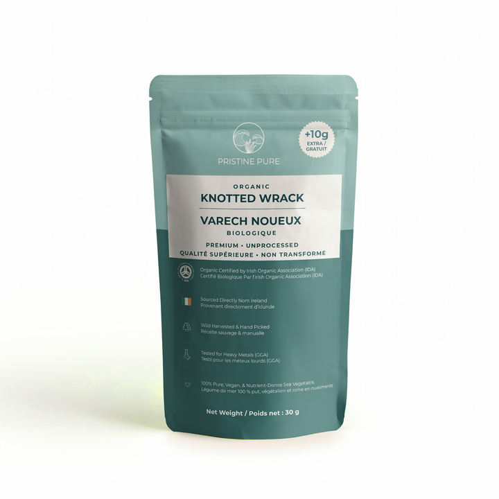 Certified Organic Wild Irish Knotted Wrack 30g | Lab Tested