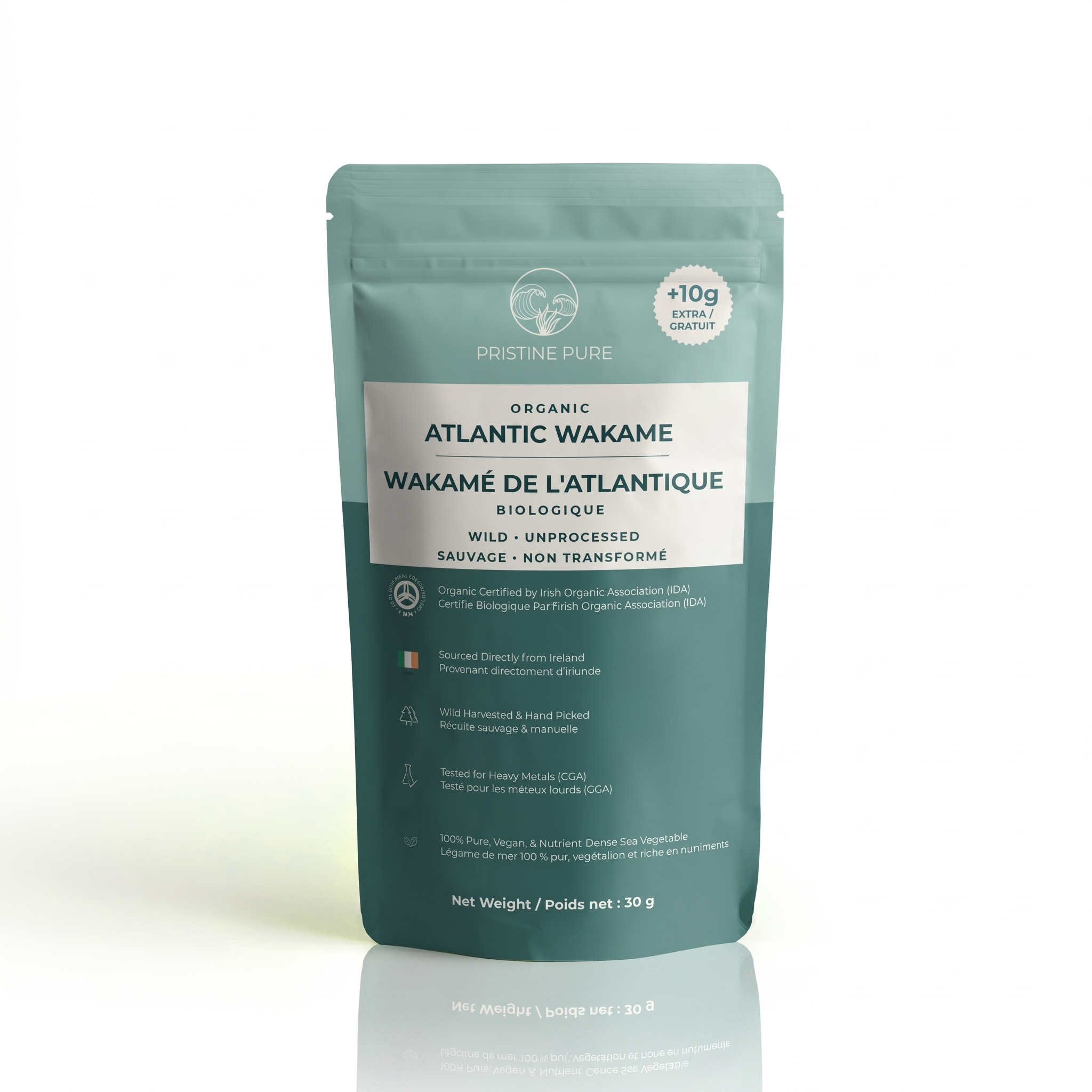 Certified Organic Wild Irish Wakame 30g | Lab Tested
